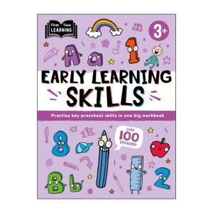 Early Learning Skills Educational Workbook For Kids Age 3+ with Over 100 Fun Stickers