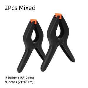 คลิปสปริงคลิปหนีบพลาสติกอเนกประสงค์ที่มีประสิทธิภาพซ่อมง่ายสำหรับการถ่ายภาพงานฝีมืองานไม้งานฝีมือในบ้านและโปรเจกต์กลางแจ้ง