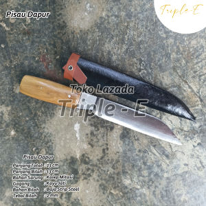 PISAU BADIK UKIR PISAU SEMBELIH BAJA PER SIAP PAKAI