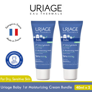 [BUNDLE OF 2] Uriage Baby 1st Moisturizing Cream 40ml for Sensitive Skin