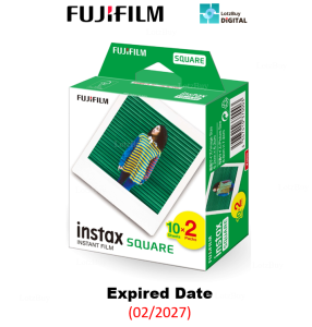 Fujifilm Instax Square Film (White Edge) Expired Date: 02/2027 (10 sheets/20 sheets) Perfect Birthday Gift LotzBuy