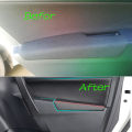 Door Armrest panel cover for Toyota corolla Altis 2014 2015 2016 2017 2018 G11 Modified leather Door siding Leather  cover Trim Car Accessories. 