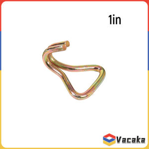 Vacaka Double J Hooks Plate Hook Heavy Duty Ratchet Tie Down Webbing Strap Accessories 1pc