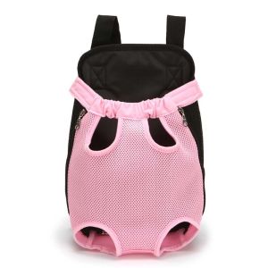 EQUOMT Portable Breathable Puppy Kitten Pet Chest Bag Hiking Camping Pets Products Dog Cat Carrier Bag Dog Strap Backpack Pet Strap Shoulder Bag Pet Backpack