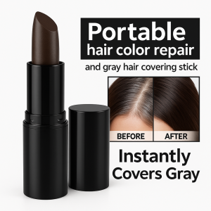 Portable Hair Dye Comb Stick Waterproof And Sweat-proof Hair Dye Pen Fast Dyeing Long-Lasting Covering White Hair