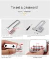 Lock Extra Long Padlock 4 Digit Combination Lock Outdoor Waterproof Password Lock For Locker Heavy Duty. 