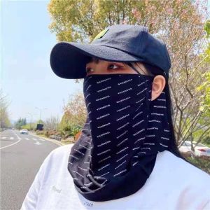 clu HQ5 Summer Sun Protection Mask UV Protection Ear Hanging Ice Silk Veil NeckProtection Scarf Cycling Mask QH5 ulc