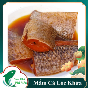 MẮM CÁ LÓC CẮT KHÚC -khúc giữa sẽ dễ lóc xương nhiều thịt mắm ( 500G)- VỰA KHÔ PHI YẾN