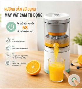 Máy vắt cam tự động sử dụng sạc usb tiện lợi máy ép trái cây mini cầm tay máy ép cam không dây