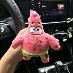 SWEET TIM SpongeBob SquarePants Biqibao Resident Plush จี้สร้างสรรค์น่าเกลียดน่ารัก Little Mermaid ตุ๊กตาพวงกุญแจกระเป๋าเป้สะพายหลังจี้ของขวัญ