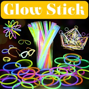 Glow Stick isi 100pcs - Light Gelang Stik Glowstick Glowstik Pesta 100