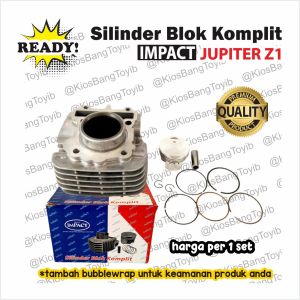 Cylinder Silinder Block Assy Komplit Set Yamaha JUPITER Z1 (IMPACT)