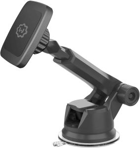 WixGear Universal Magnetic Car Mount Holder Windshield Mount and Dashboard Mount Holder for Cell Phones and Tablets with Long Arm – (New Version Telescopic Arm)