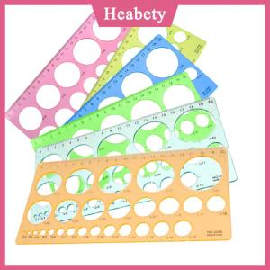 Heabety 1X thước kẻ xếp nếp Bộ dụng cụ tạo mẫu giấy xếp nếp Khổ tròn tự làm