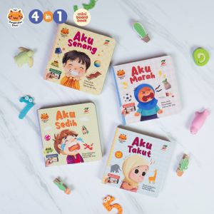 OKALINA - Buku Seri Pengenalan Emosi Boardbook isi 4 buku + Box Ziyadbooks