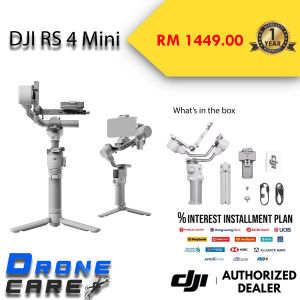 *Ready Stock*DJI RS 4 Mini-Intelligent Tracking and Compositions | Handles Camera and Smartphone | Automated Axis Locks