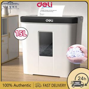 Deli 15L Paper Shredder Machine Heavy Duty Shredder Machine Can Shred Staples A4 High Quality Automatic Shredder Electric Paper Shredder