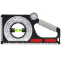 Slope gradient ruler/magnetic inclinometer/goniometer/angle measuring tool/gradient measuring instrument. 