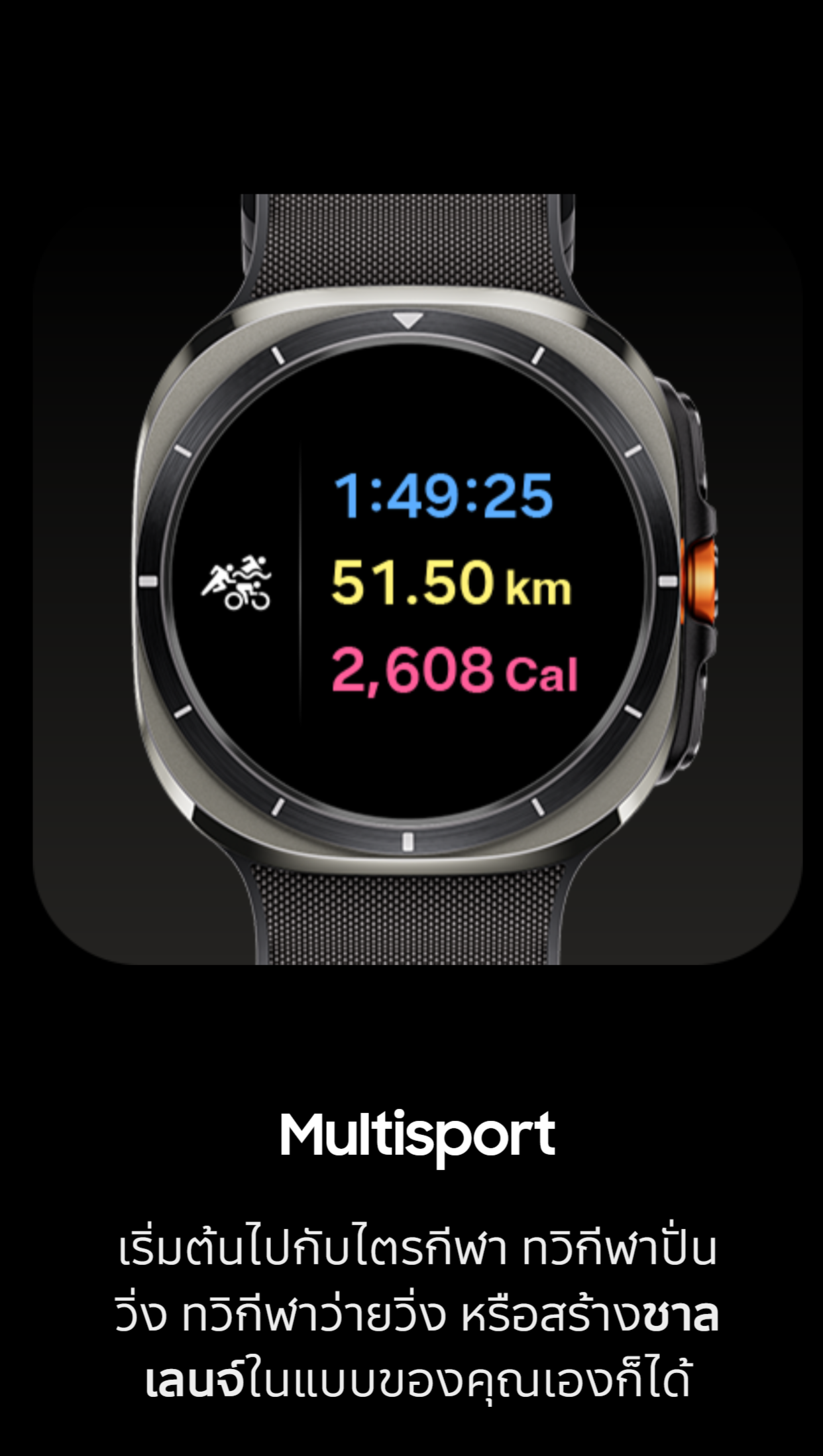 Samsung Galaxy Watch Ultra 2025 LTE Titanium นาฬิกา Smart Watch