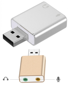 Đầu USB Sound 7.1 card âm thanh 3D vỏ nhôm cao cấp