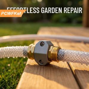 【PCWFKef】 Phổ kẽm nhôm vườn Hose Sửa Chữa Kết nối 58 đến 34 inch Nam Nữ Coupler cho ống nước sửa chữa ngoài trời sử dụng