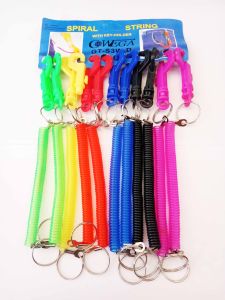 12 pcs Gantungan Kunci Motor Mobil seri Spring Spiral Medium