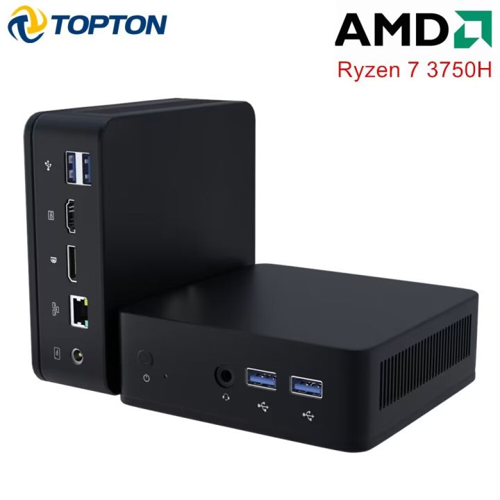 Topton Cheap AMD Mini PC Ryzen 7 3750H 5 3550H Barebone Computer