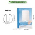 6Pcs Alat Korektor Kuku Kaki Cantengan / Toe Nail Ingrown Pedicure / Nail Corrector / Alat Koreksi Kuku Kaki Tumbuh Ke Dalam. 