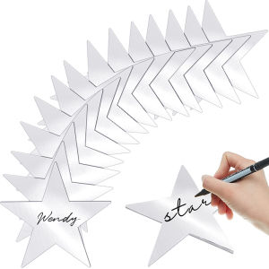 30Pcs Gold Star Cutouts Kids DIY Crafts Christmas Thanksgiving New Year Party Photo Props