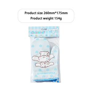 100% Authentic Sanrio Hello Kitty Oven Baking Gloves Cinnamoroll Microwave Oven Glove Kuromi Non-slip Heat Resistant Insulated Mitten Kitchen Tool Melody LFB193