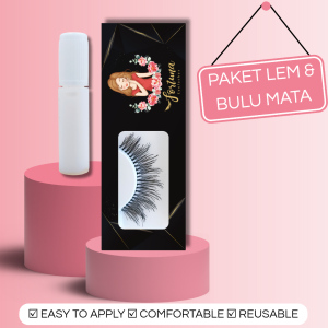 Bulumata Palsu 3D dan Lem 1 Set | Y3D