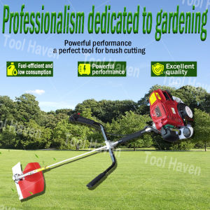 Honda GX-35 4-Stroke Gasoline Grass Cutter 45CC Portable Brush Trimmer Professional Lawn Mower Garden Pruning Tool with Mowing Brushes Heavy-Duty Garden Pruning Tool with Mowing Attachments