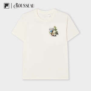 FILA CORE LIFESTYLE HERITAGE DREAM JUNGLE Women Short Sleeves T-Shirt (Beige / Black)