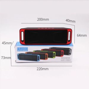 Speaker Bluetooth Megabass Stereo A2DP S208 Speaker Stereo Megabass