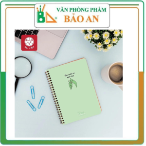 COMBO 2 quyển Sổ Lò Xo kẻ ngang Hải Tiến A6 100 Trang