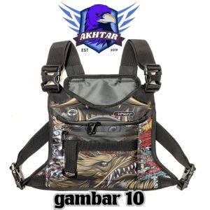 tas dada pria murah motif print