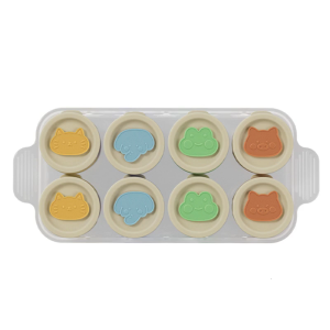 Baby Freezer Tray With Individual Box Silicone Baby Freezer Tray for Safe and Convenient Meal Preparation