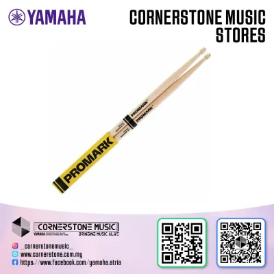 Promark Drum Stick RBH565LAW *Ready Stock* ( RBH 565LAW / RBH-565LAW ) Hickory Rebound 5A Long Drumstick | Cornerstone Music