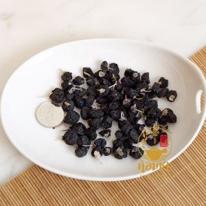 เก๋ากี้ดำ โกจิเบอร์รี่สีดำ อบแห้ง Black Goji Berry Wolf Berry เกรด AA ใหญ่