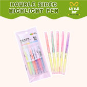 [SG Seller] 6Pcs Set Double-Ended Highlighter Children Day Gift