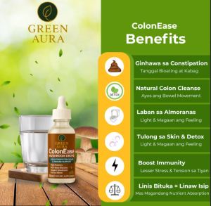 ColonEase  Colon Cleanse Detox Supplement – Natural Constipation Relief & Gut Health Booster. Reduce Colon Cancer. Remove Toxins and Dead Cells for Healthier and Stronger Immune System. Para sa mas MAHABA at MASAYANG BUHAY!