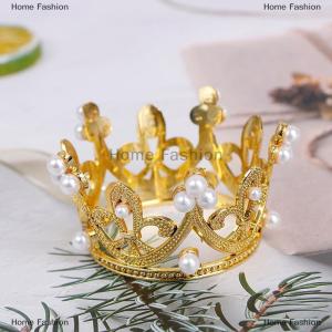 [COD] Home Fashion 1PC Mini Crown Cake Topper Tiara Children Hair Ornaments