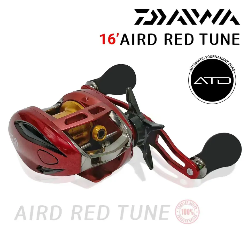Daiwa AIRD Red Tune 100SH/100SH-L美品 DAIWA 2016 AIRD RED TUNE BAITCASTING (BC) REEL 100SH-L 7.2:1 Gear