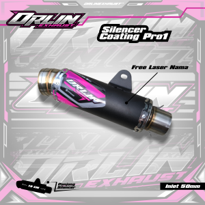 Silencer Knalpot Coating PRO1 | Original ORLINEXHAUST.™
