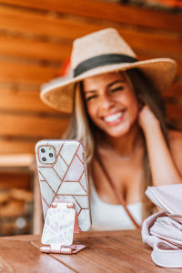 I-blason Giá đỡ điện thoại di động cho bàn di động giá để điện thoại có thể gập lại có thể điều chỉnh phù hợp với tất cả điện thoại thông minh iphone15/14/13 Pro Max Samsung S24/S23/S22 lật nhiều góc bàn làm việc điện thoại đứng chủ