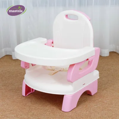 Ghế ăn dặm cho bé Mastela 7331/ 7330 theo chuẩn ATSM Mỹ - Ghế gập gọn cho bé với khay ăn có thể tháo rời dành cho bé từ 6 tháng tuổi phù hợp ăn dăm kiểu nhật BLW