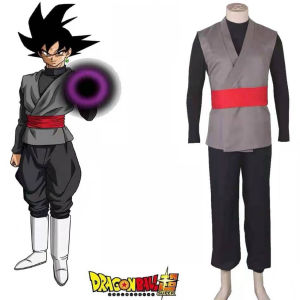 【Ready Stock🇲🇾】Anime costume Dragon Ball Super cosplay costume Halloween performance costume Black Goku set - 263