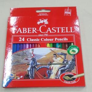 Duniasekolah Pensil Warna Faber Castell Classic colour 24
