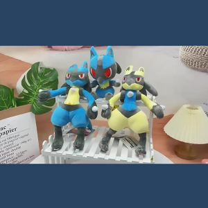 Large Standing Position Lucario Different Colors Million Lucario Riolu Evolution Edition Plush doll