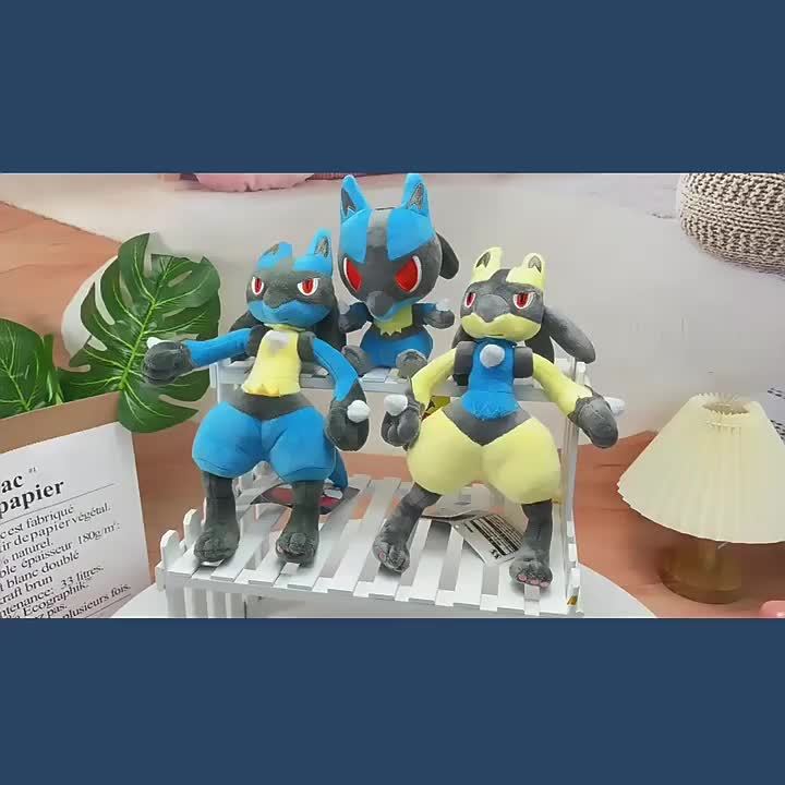 Lucario Different Color Million Lucario Riolu Evolution Version Plush ...